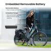 Eleglide T1 Step-Thru Electric Bike – 50Nm Motor, 100km Range, 27.5" CST Tires, Hydraulic Suspension  7-Speed Shimano