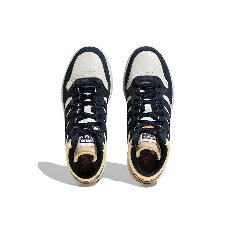 Adidas Hoops 3.0 Mid Black Ivory Camo Unisex Sneakers Cream Halo-Ivory Legend-Ink HP6911