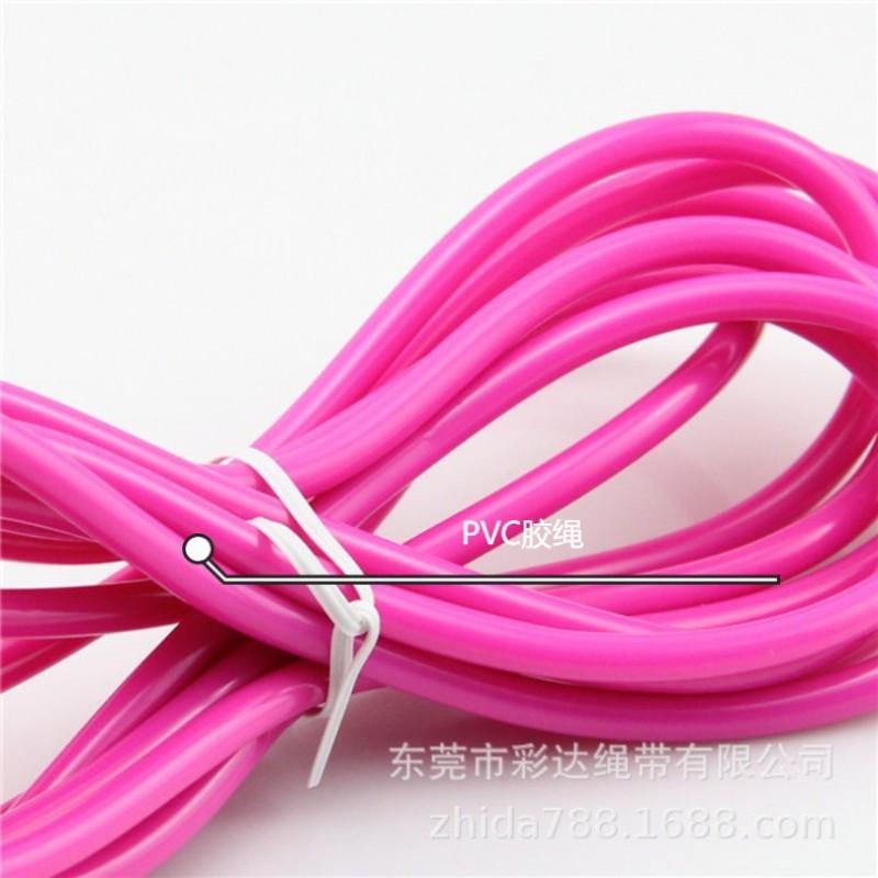 Adjustable Fitness Jump Rope With Sweat-Absorbing Red Handles Black PVC-Coated Steel Cable Adults