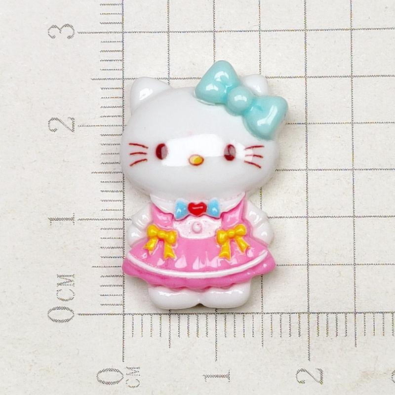 10Pcs Cartoon Resin Cute Animal Cats, Bow, Game Console Style Hairpin Scrapbook Craft Diy Miniature Ornament Accessories A34