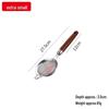304 Stainless Steel Mesh Sieve with Wooden Handle for Soy Milk, Juice, Tea, and Baking