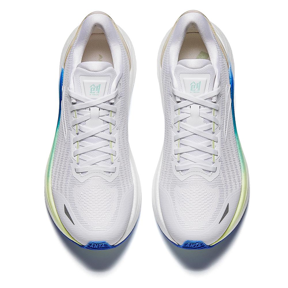 New Anta Slip Resistant, Abrasion Resistant, Breathable Low Top Casual Running Shoes Men's Pure White 912515507-1