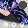 Set di 4 Tappetini Antiscivolo Universali  Accessori Interni Facili da Pulire  Tappetini in Gomma per Auto con Fantasia Stile Creatura Mitologica Drago