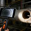 Flexible Industrial Borescope With 6 Customizable LED radiances And 210 Degree Reverse Curving For Narrow Areas