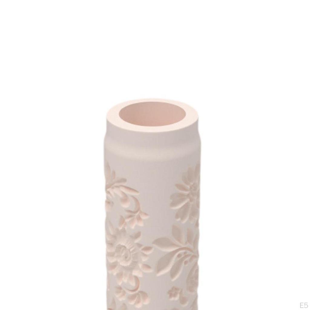 Clay Roller with Floral Pattern, Pottery Tool, Gift for Enthusiasts