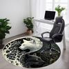 1PC Yin-Yang Cats Chair Carpet for Office Non-Slip, Lightweight, Machine Washable Rug for Office, Sleeping, Room - Holiday Decoryy251009026