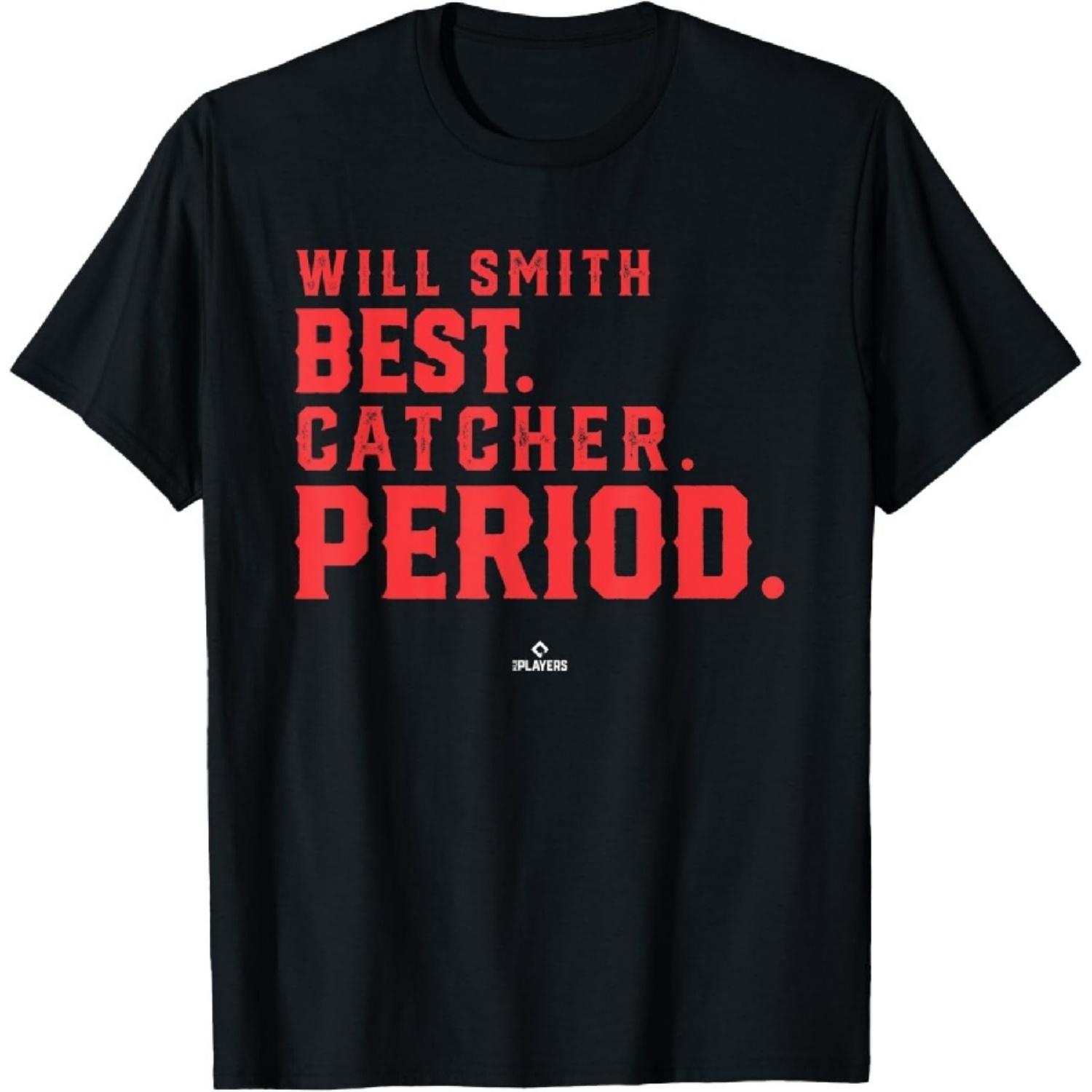 Will Smith LA Best Catcher Period Will Smith LA Los Angeles T-Shirt XXXXXL чёрный