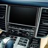 For Porsche Panamera 2010-2016 Carbon Fiber Screen Decorative Frame Cover Trim
