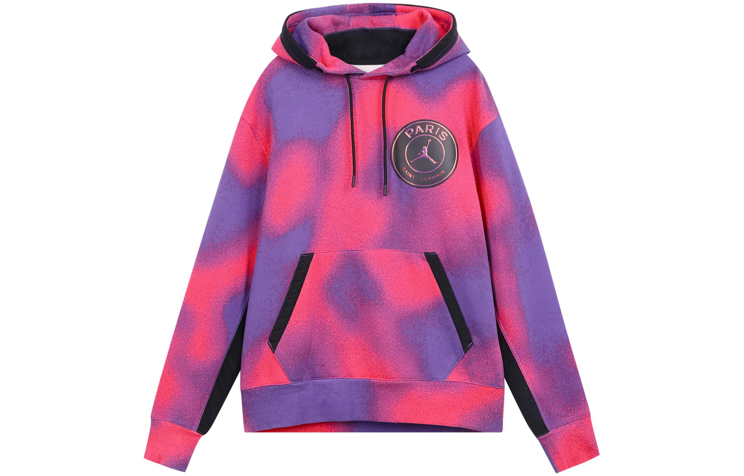 Jordan Men's Purple Jordan× Psg Sweatshirts Spiritual Hooded Moderate Regular Ck9650-510 Cm