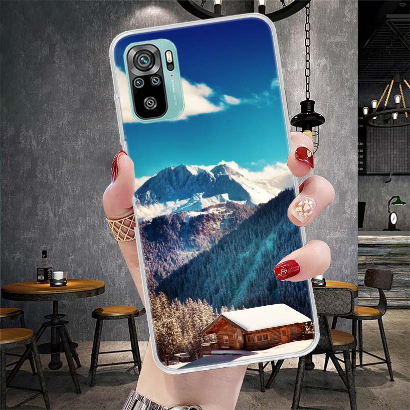 Mountain Peak Forest Soft Phone Case For Xiaomi Redmi Note 15 14 14S 13 12 Pro Plus 12S 11 11S 11E 10 10S 11T 5G Fundas Coque Re