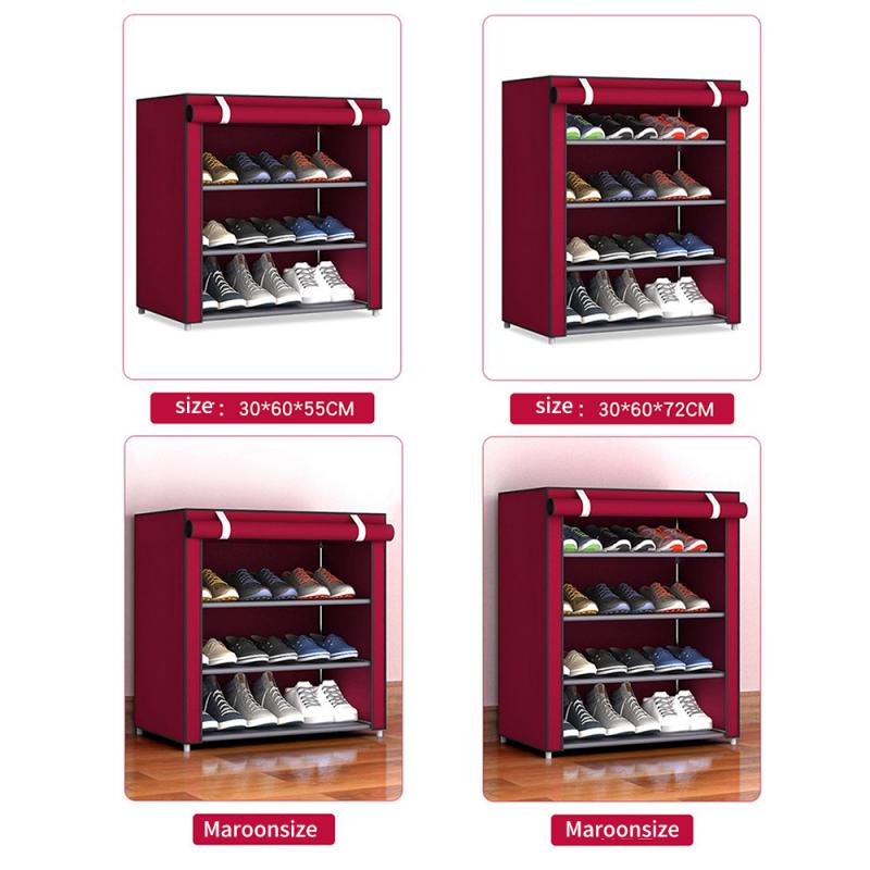 Storage Cabinet Economical Roller Shutter Door Assembly Household Shoe Cabinet Bedroom Shoe Cabinet Multilayered