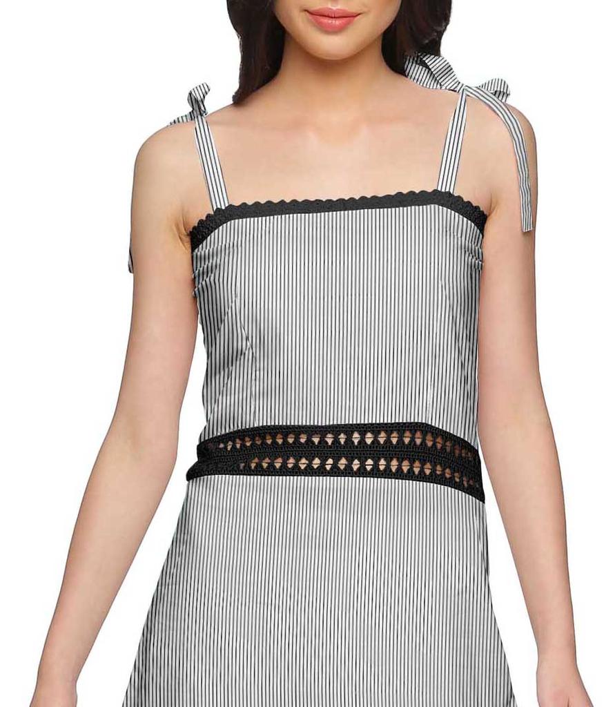 Moomaya Printed Adjustable Shoulder Strap Women Casual Sleeveless Long Dress