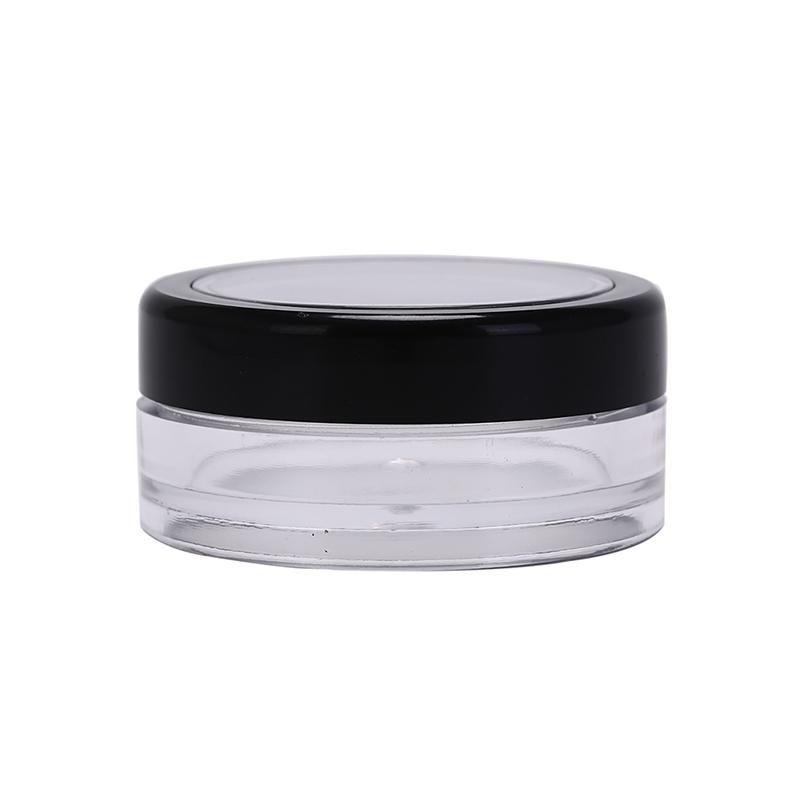 10G Plastic Empty Loose Powder Pot With Sieve Cosmetic Makeup Jar Container