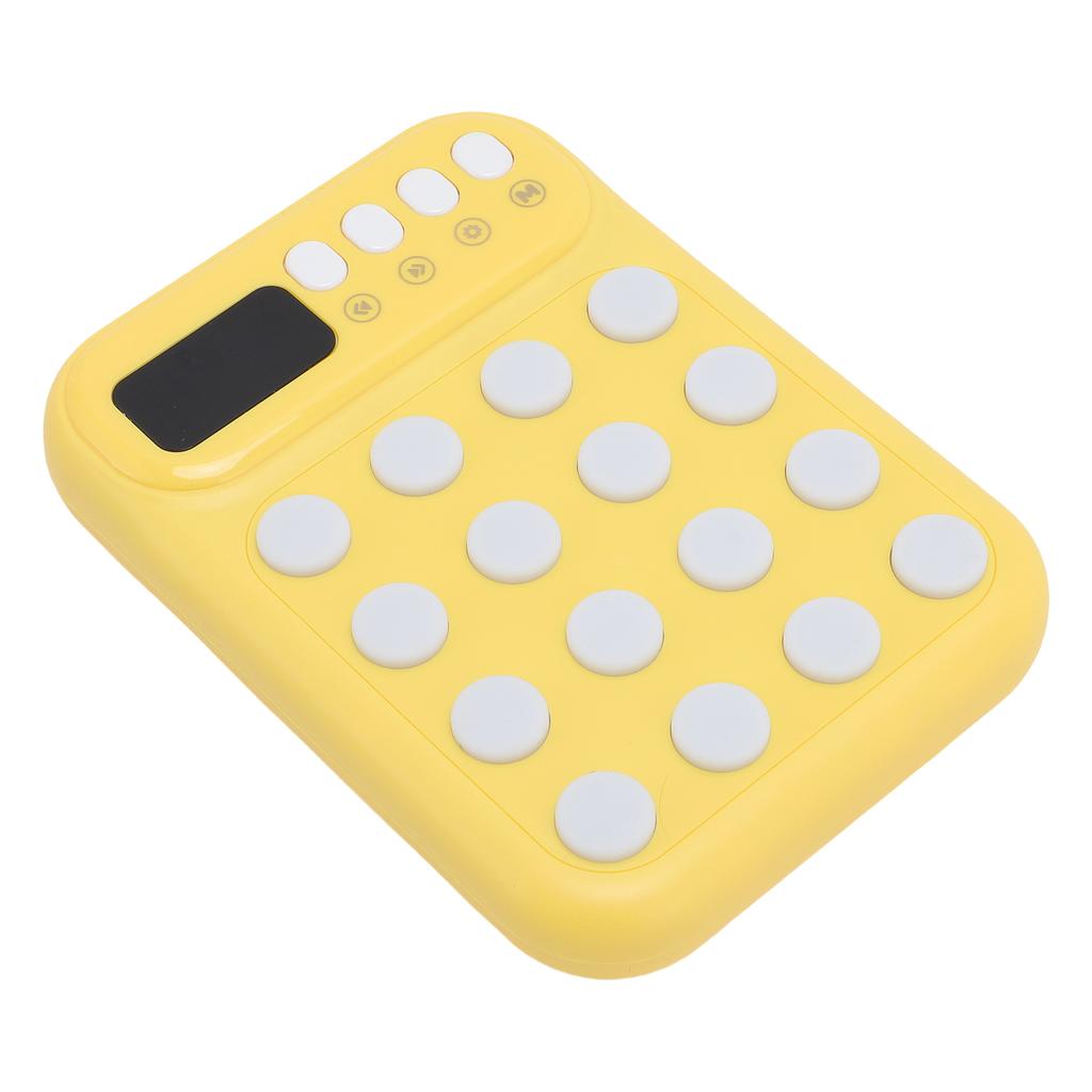 Handheld Game for Kids Electronic Brain Teasers Puzzle Memory Game for Kids Concentration Training Yellow