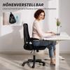 Office Chair Ergonomic Height-Adjustable Desk Chair with Flip-Up Armrests, Lumbar Support, Black