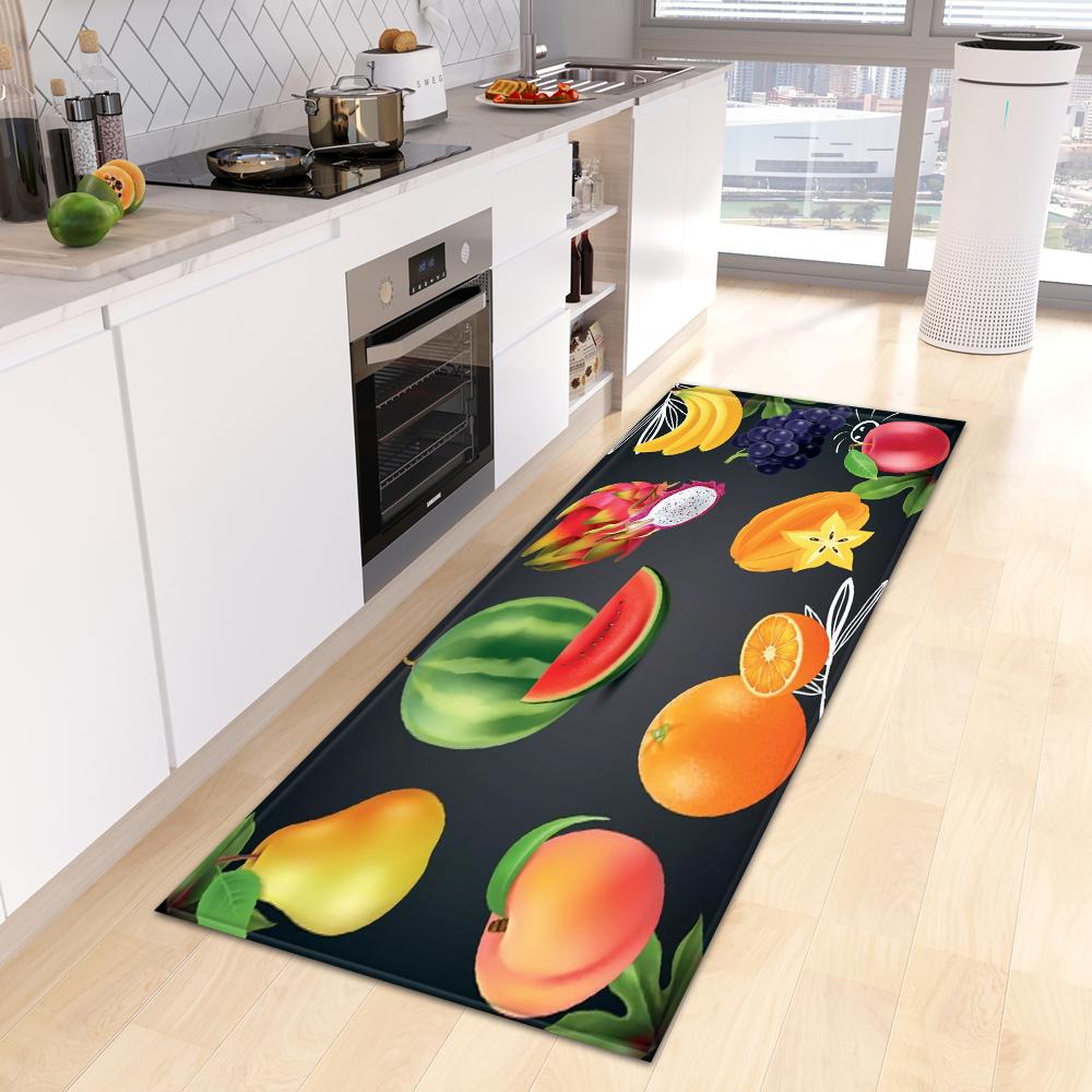 Entrance Door Mat Fruit Corridor Kitchen Mat Living Room Floor Mat Bathroom Door Household Non-slip Carpet