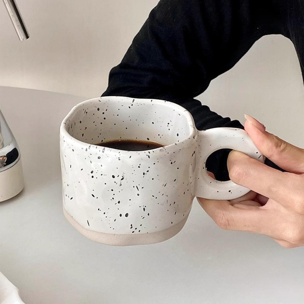 250ML Coffee Mug Splash Ink Design Water Cup INS Tea Cup  Breakfast