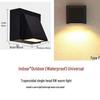 LED Waterproof Exterior Wall Light for Villa Courtyard - Creative Double-Headed Balcony and Door Pillar Spotlight