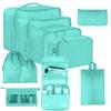 Seven-Piece Travel Storage Set: Wash Bag, Clothes, Underwear Organizer & Folding Sub-Pack