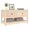 Vidaxl Stolik Kawowy, 102X49X55 Cm, Lite Drewno Sosnowe