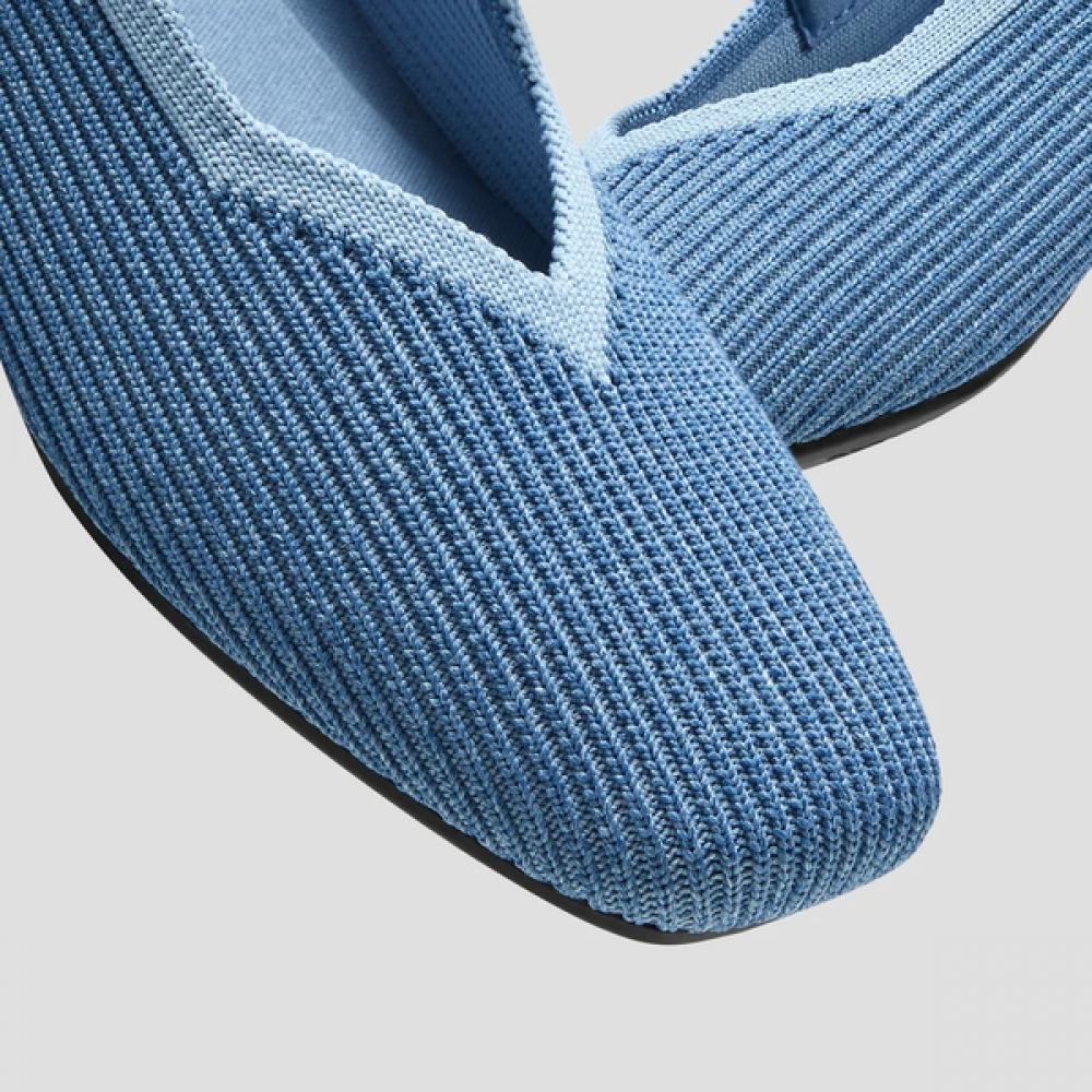 Vivaia Denim Blauw Margot Mary Jane