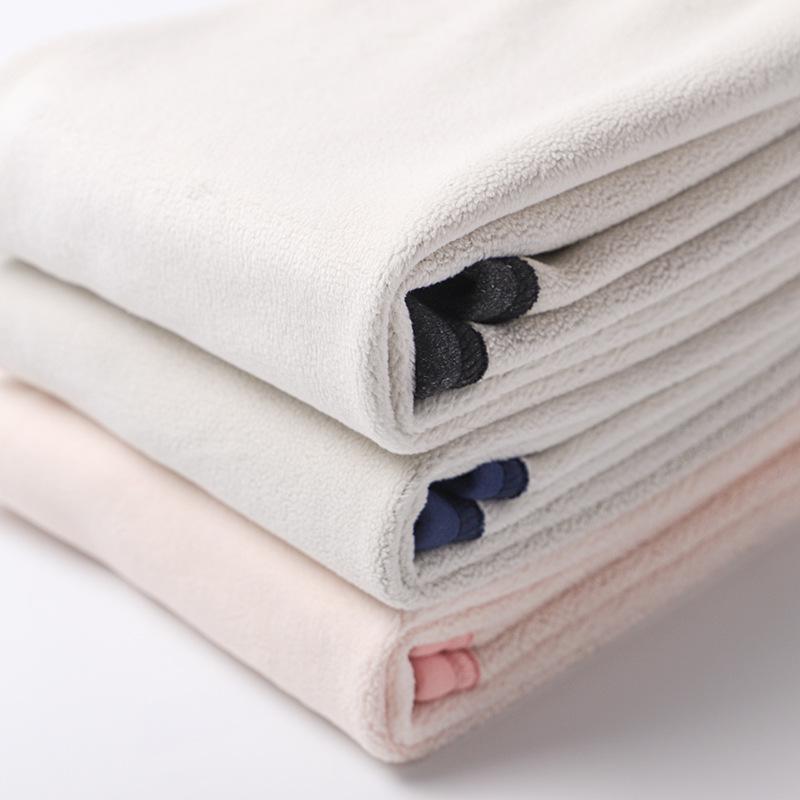 Girls' Fleece-Lined Winter Leggings - Cartoon Design, Warm & Elastic Pants