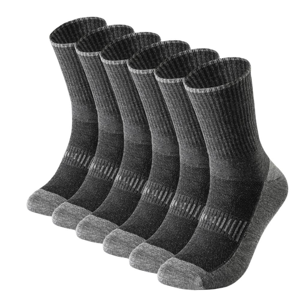 Men'S Short Socks Cotton Sweat-Absorbing Deodorant Sports Socks High-Top Four-Season Short Socks 5 Pairs