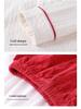 2026 Spring/Autumn New Red Pure Cotton Parent-Child Pajamas Set - Long Sleeve Cardigan with Lapel.