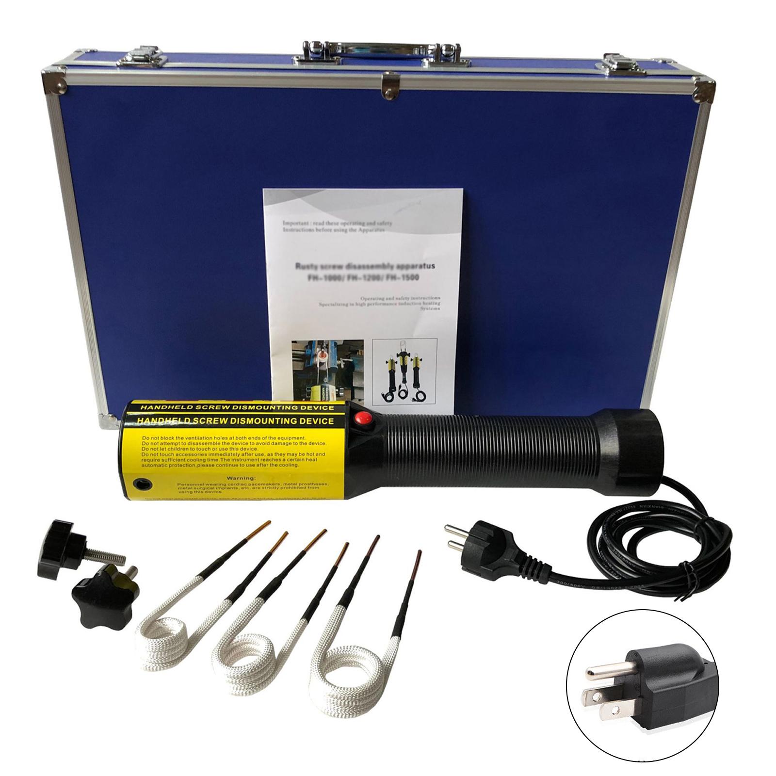 

1200 Вт Ручной магнитно-индукционный нагреватель Комплект Автомобильный беспламенный магнитно-индукционный нагревательный аппарат Инструмент для ремонта автомобиля