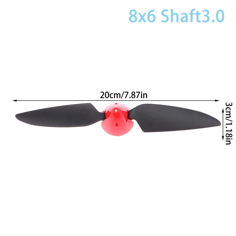1Pcs Folding Propeller 6X3 6X4 7.5X4 8X6 11X6 With Spinner Cover Motor Shaft 3.0Mm Rc Plane Glider Drones