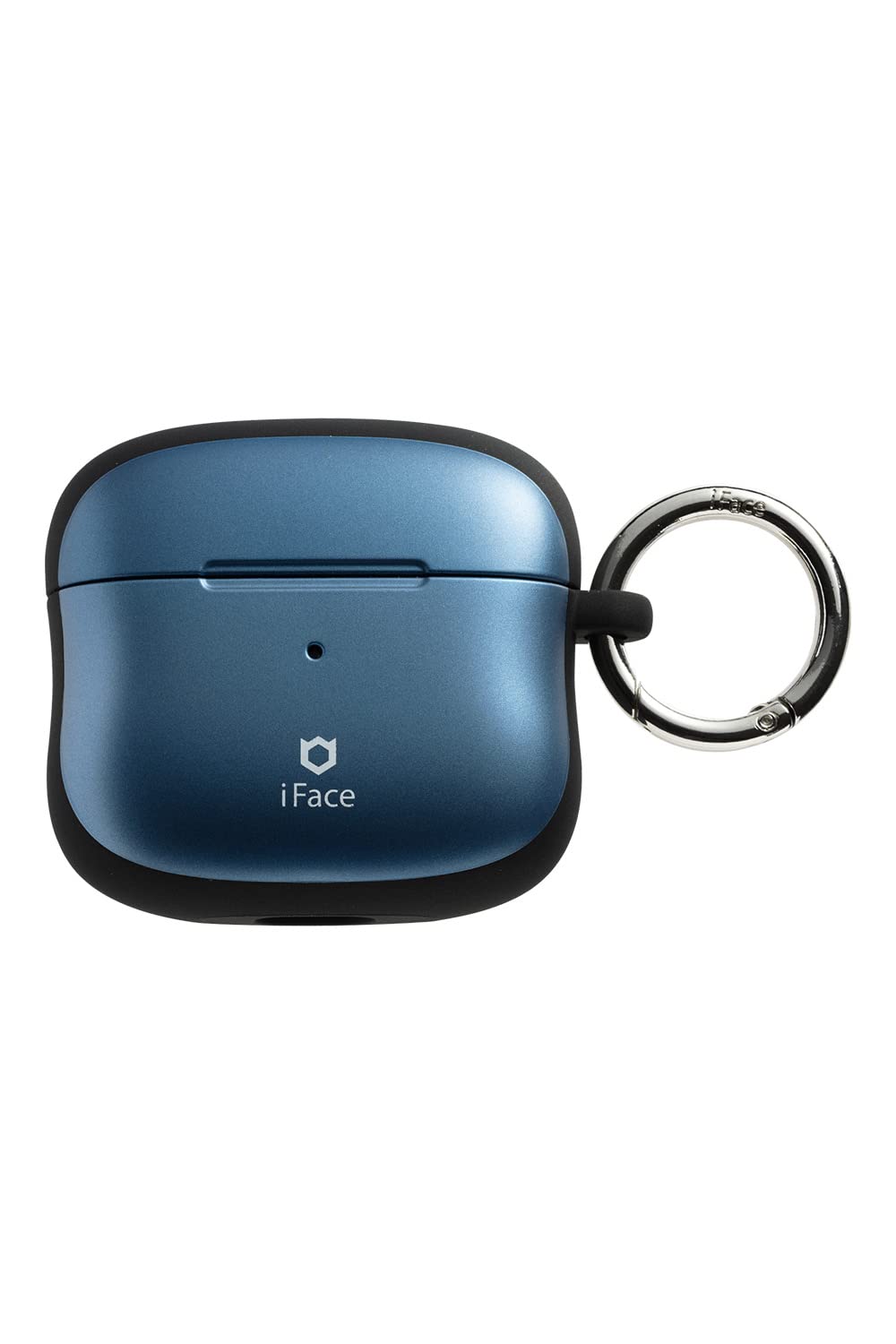 

iFace First Class чехол для AirPods 3-го поколения с карабином airpods3 глаз лицо (Третье поколение) (кораллово-синий) [аирподс]