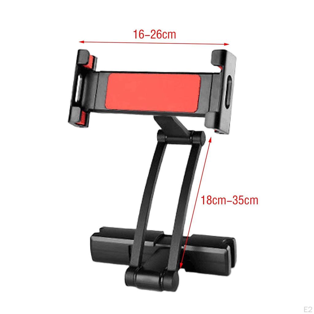 Držák telefonu a tabletu na opěrku hlavy do auta, upevnění na zadní sedadlo, roztahovací rameno, výsuvný, zatahovací, zadní