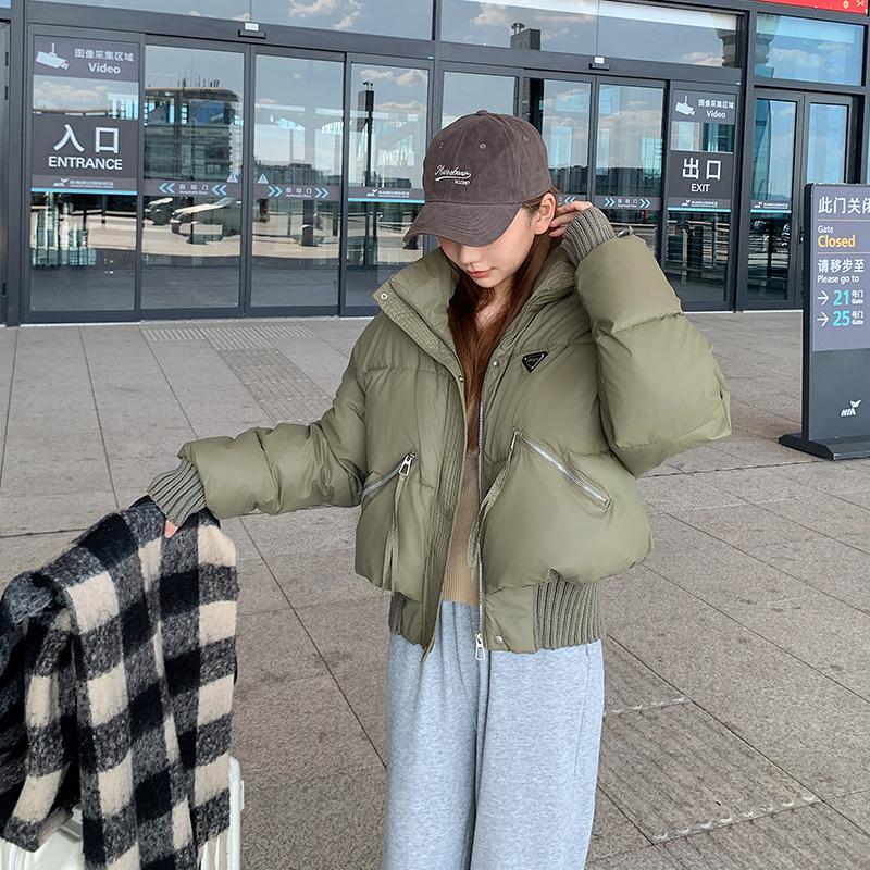 Thickened bread suit cotton jacket women's winter 2025 winter new student loose casual padded jacket down cotton jacket women