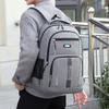 Unisex Minimalist Backpack - Multi-Layer Pocket Design for Business Travel & Student Life