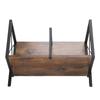 Record Storage Rack Holder Albums Music Records Display Shelf   for Book Magazine   Wood Iron