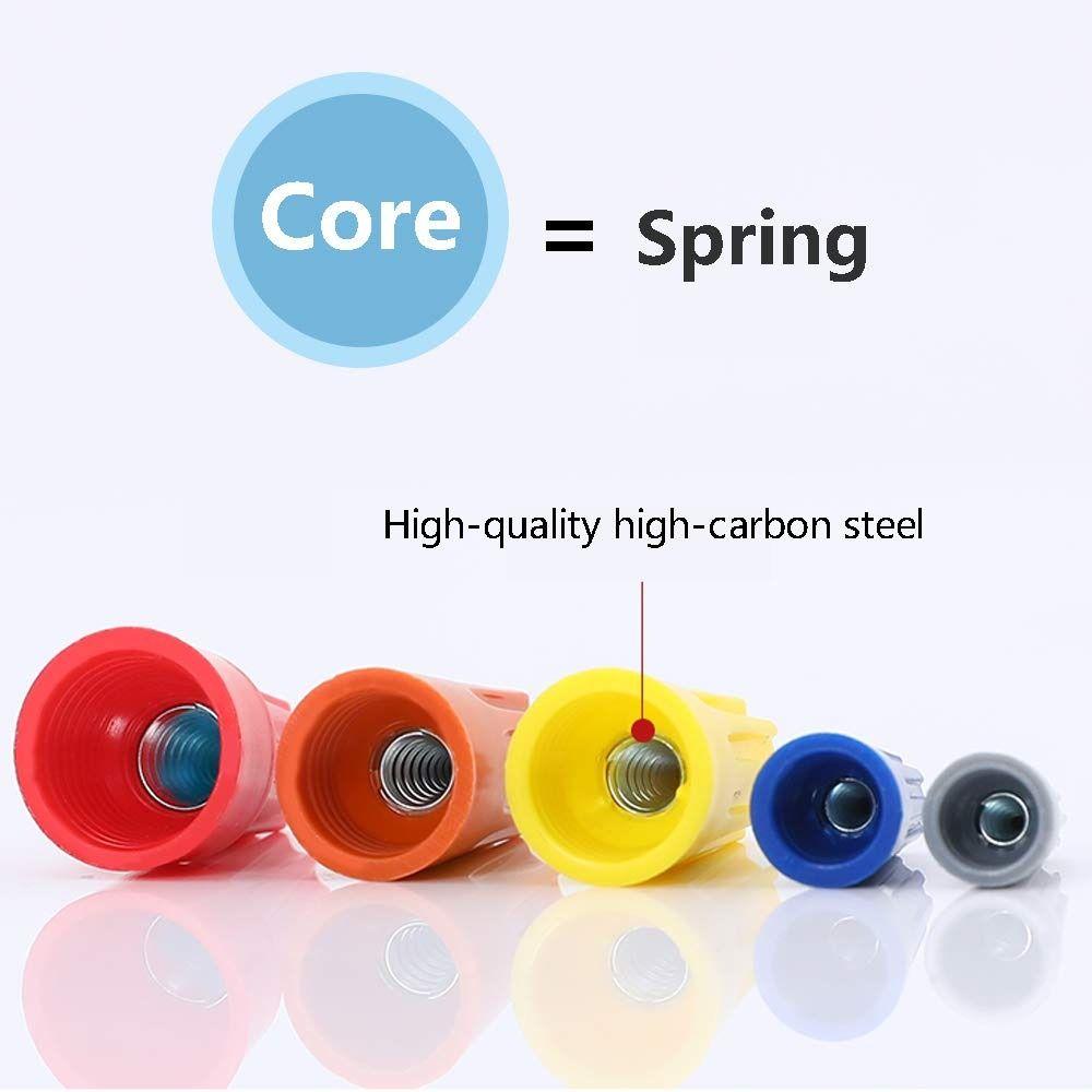 Nylonové drátové konektory, matice, barevné otočné krytky, matice, spirálové krimpovací krytky, elektrické...