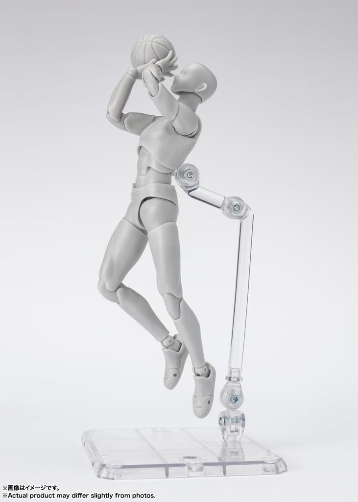 TAMASHII NATIONS Ediția DX SET Color 150mm figurină mobilă pictată BAS64933 SHFiguarts Body-kun -Sports- (Grey Ver.) Aproximativ. PVC&ABS