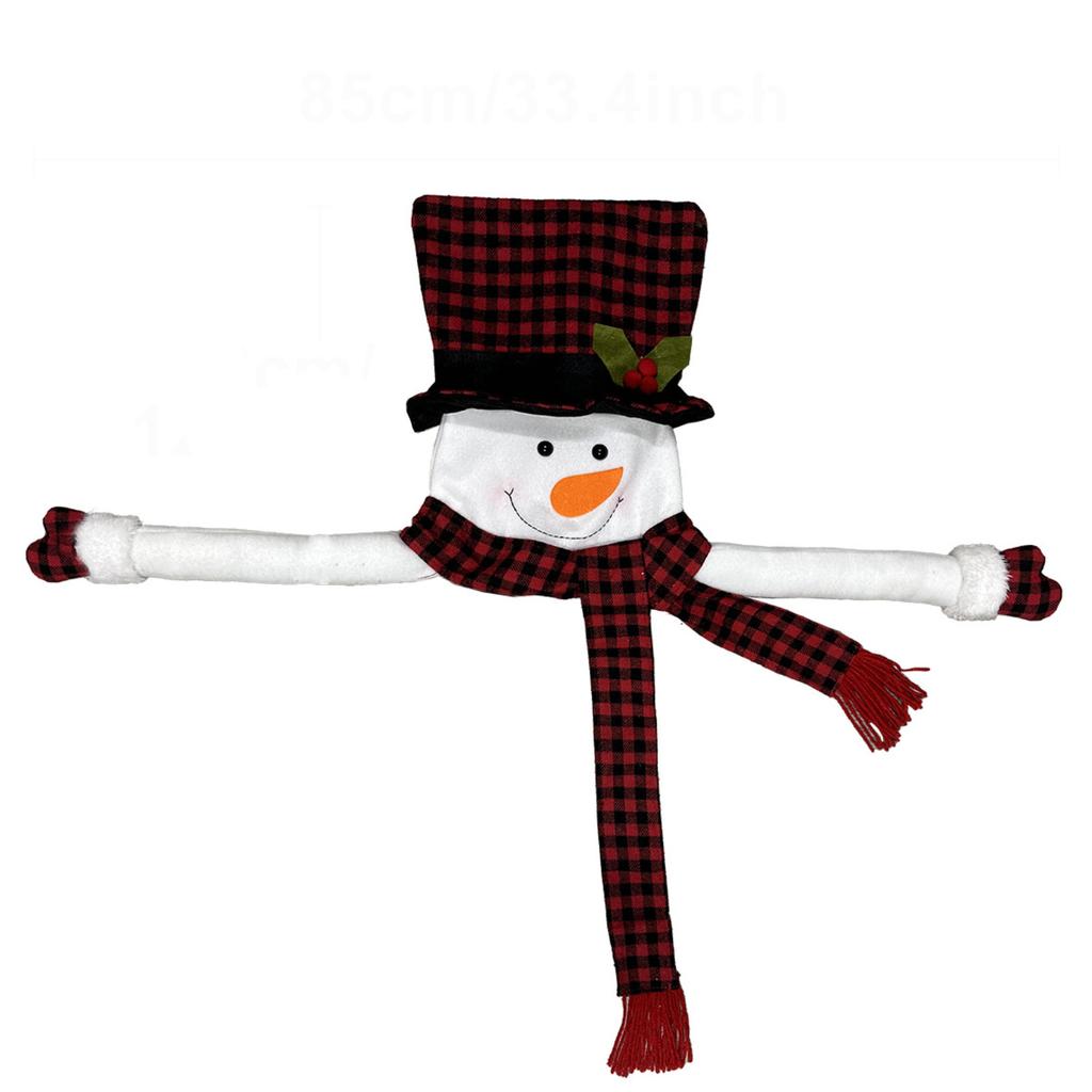 Christmas Cute Snowman Figurines, Tree-Top Ornaments, Festive Party Atmosphere Decorations And Props