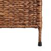 5 Panel Room Divider In Brown 205 X 180 Cm Wicker (Water Hyacinth)