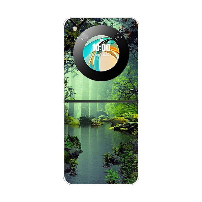 For ZTE Nubia Flip Flip2 Telefoncover Beskyttende Hård PC Skal Stilfuldt Dyremønster Gennemsigtigt Cover Til ZTE Libero Flip Covers