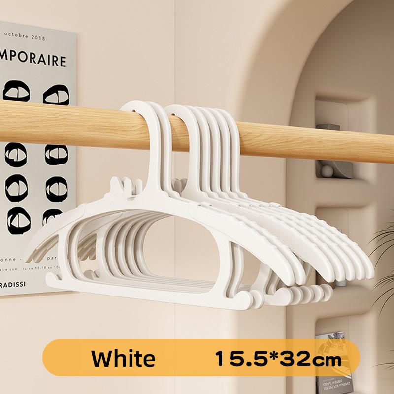 Детская вешалка для одежды противоскользящая в стиле пингвина детская вешалка для одежды бесшовная вешалка для одежды для маленьких детей 10 шт 10pcs белый 1179₽