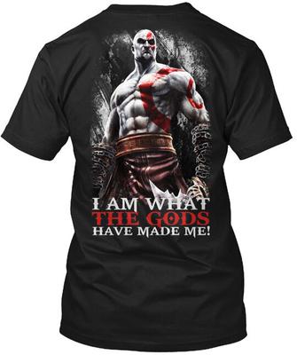 Ich bin, was GOTT mich gemacht hat God of War T-Shirt Hergestellt in den USA Größe S bis 5XL Unisex T-Shirt