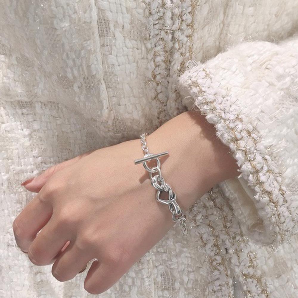 SS925 Sterling Silver Brățară la modă Star Star T-Bar pentru bijuterii DIY Cadou de aniversare pentru femei