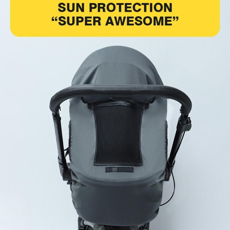 Baby Stroller Sun-Protection Cover UPF50+ UV Pram Sunshade Cover Elastic Stretchy Pushchair Sun Parasol Rainproof Cover