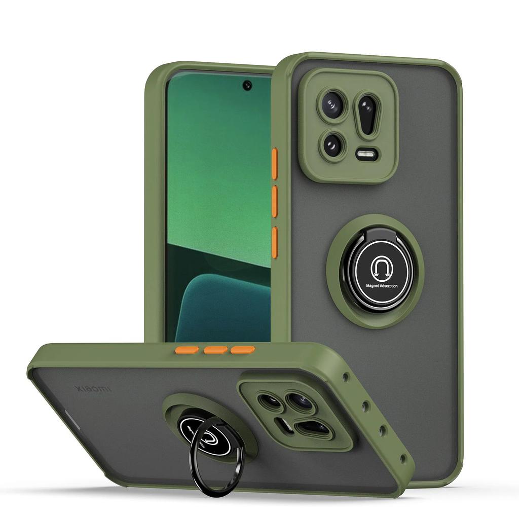 Magnetic Ring Holder Case For Xiaomi Mi 14T 13T 12T 11T 10T 15 Pro Funda For Mi 13 12 11 Lite Ultra Shockproof Armor Phone Cover
