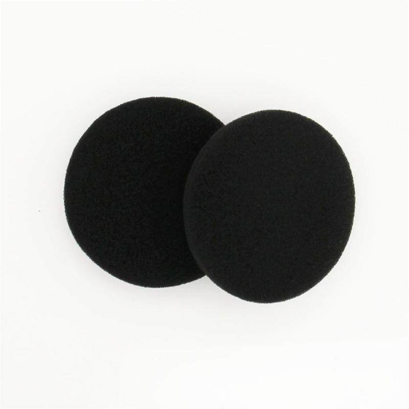 10 Pares/lote Redondo 35 40 45 50 55 60 65 mm Cubierta de Auriculares Reemplazo Esponja Almohadillas para Orejas Universal Almohadillas de Espuma Cojín de Espuma