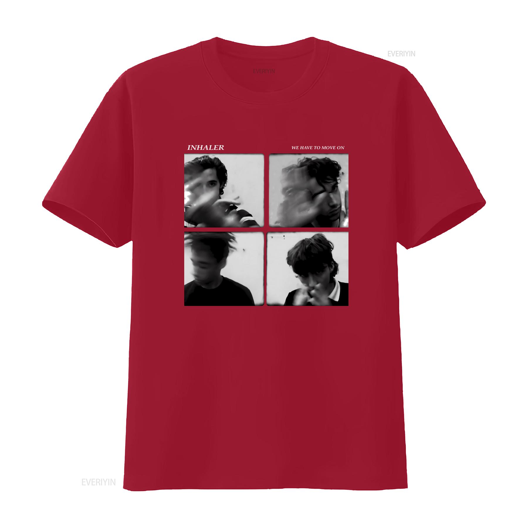 

INHALER Band T shirt We Have to Move On Rock Music Inspired vintage Washed Stretched streetwear Comfortable Stylish Breathable S