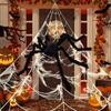 Straszne Gigantyczne Pająki Przerażające Realistyczne Rekwizyty na Halloween do Ogrodu Wewnątrz Na Zewnątrz Weranda Balkon Dekoracje Nawiedzonego Domu
