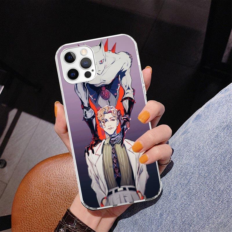 JoJo Adventure Killer Queen Phone Case For iPhone 17 Air 16 Pro Max 16E 15 + 14 Plus 11 12 13 Mini 7 8 SE Gift Print Cover Funda