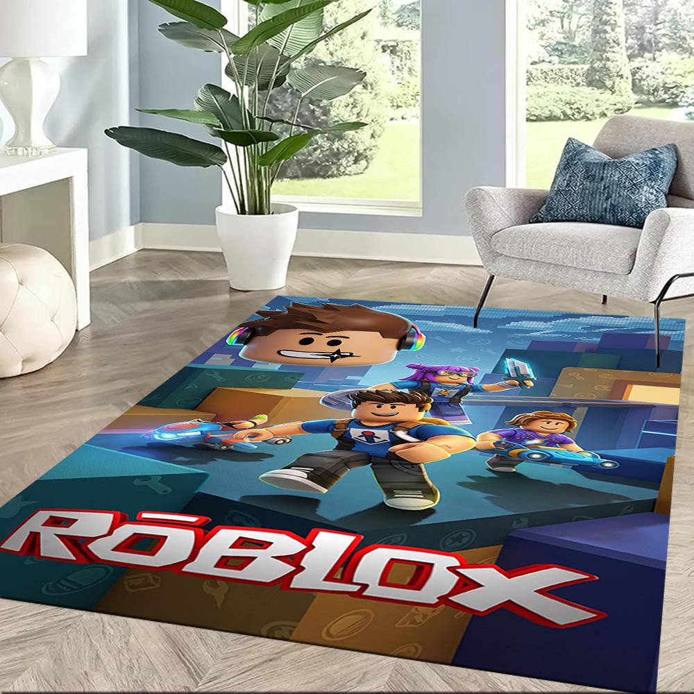 Roblox 234 Area Rug Perfect for Dormitory Bedrooms Study room Balcony Antislip Carpet Office home decor Luxury Gift for Birthday, Christmas, Wedding